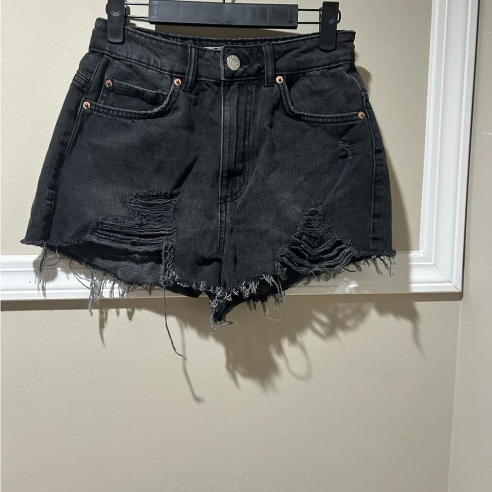 Garage Black‎ High-Waisted Jean Shorts